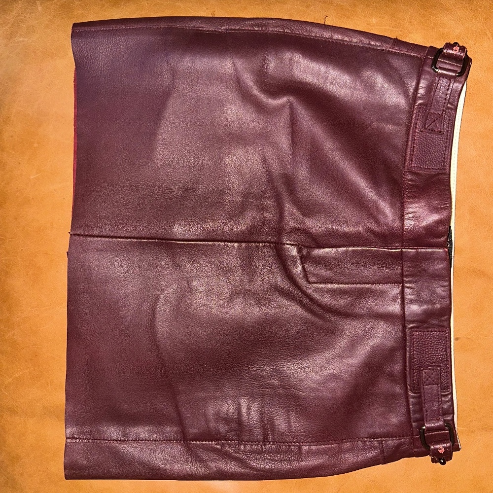 Real leather skirt MAJE